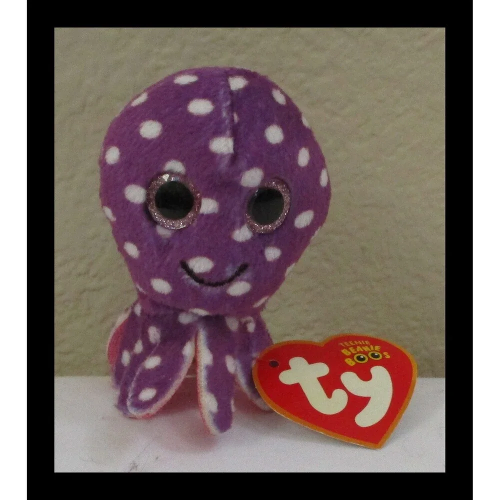 Ty Teenie Beanie Boos Ollie the Purple Octopus 3
